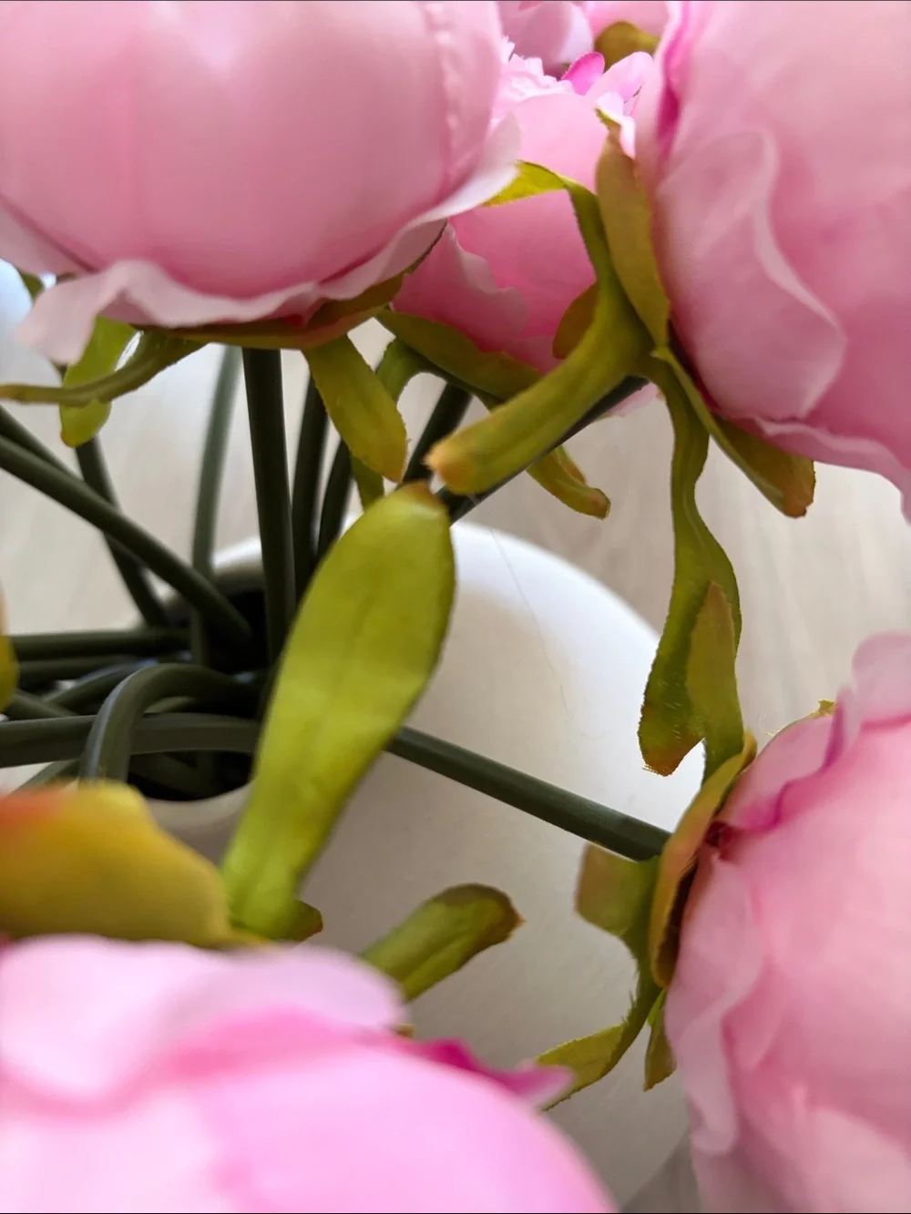 Artificial Pink Peony Bouquet